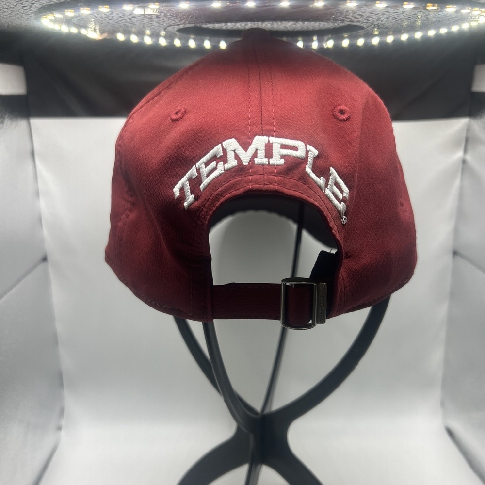 Temple Owls Maroon Under Armour Relaxed Fit Adjustable Hat NCAA - Picture 3 of 5